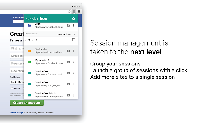 SessionBox - Free multi login to any website v1.3.10插件图片