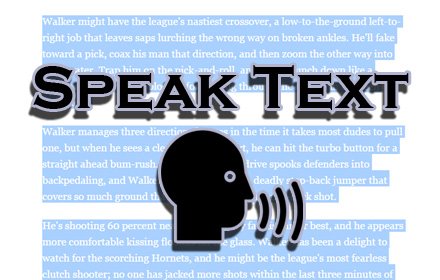 Speak Text v1.2.0