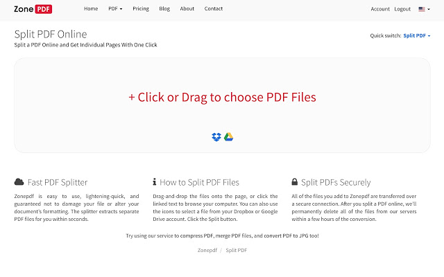 Split PDF v2.1 Chrome插件图片