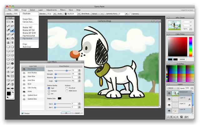 Sumo Paint - Online Image Editor v10.25 Chrome插件图片