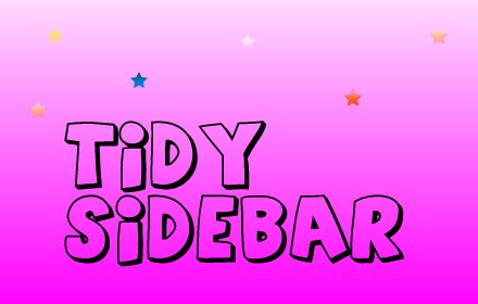 Tidy Sidebar v5.2