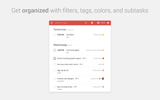 Todoist：待办事项列表及任务管理器 v9.5插件图片