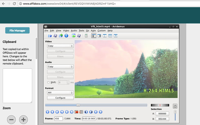 视频编辑器在线Avidemux与SeaMonkey v3.7.1插件图片