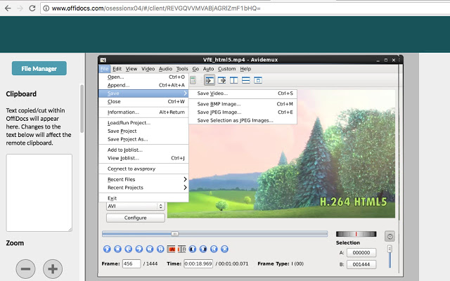 视频编辑器在线Avidemux与SeaMonkey v3.7.1插件图片