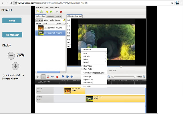 视频编辑器OpenShot在线 v2.2.5插件图片