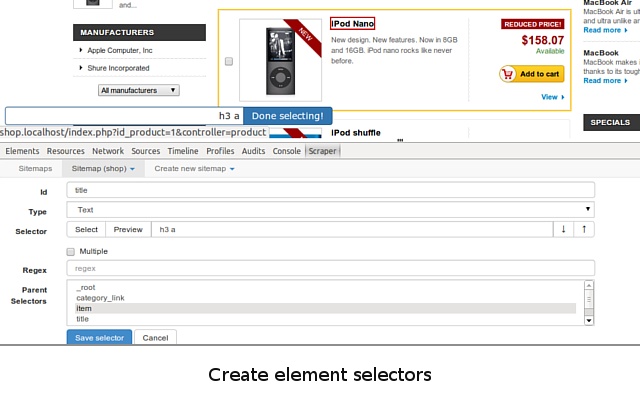 Web Scraper v0.3.8插件图片