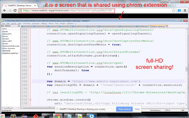 WebRTC Desktop Sharing v5.9插件图片