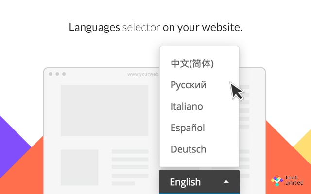Website Translation by Text United v2.1.0插件图片