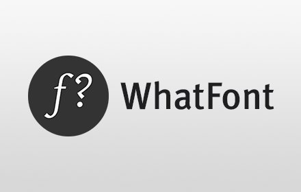 WhatFont v2.1.0 Chrome插件LOGO图片