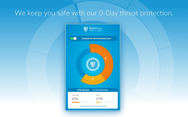 ZenMate Web Firewall (Free, Plus Ad Blocker) v1.0.5插件图片